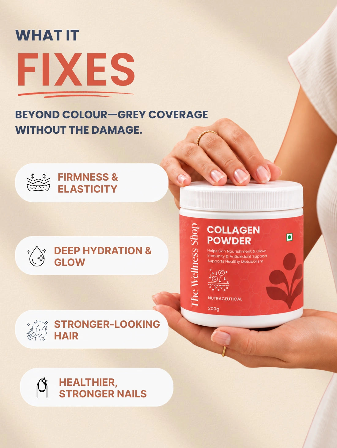 Pure Plant Collagen Booster Powder for Healthy, Radiant Skin
