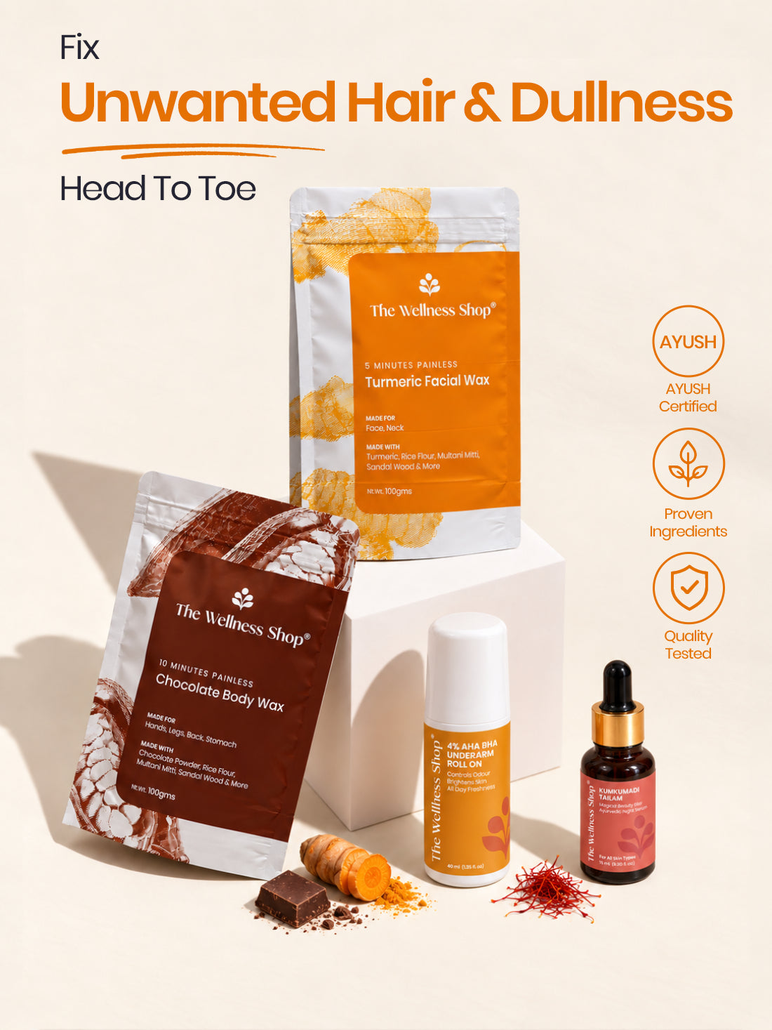 Wax To Wow Combo
