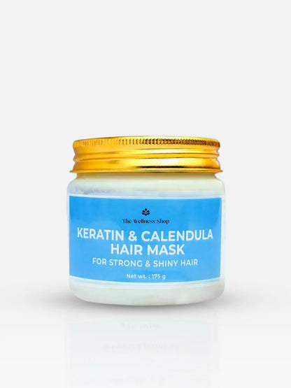 Keratin And Calendula Hair Mask (Adds Strength &amp; Enhances Shine In 4 Weeks)