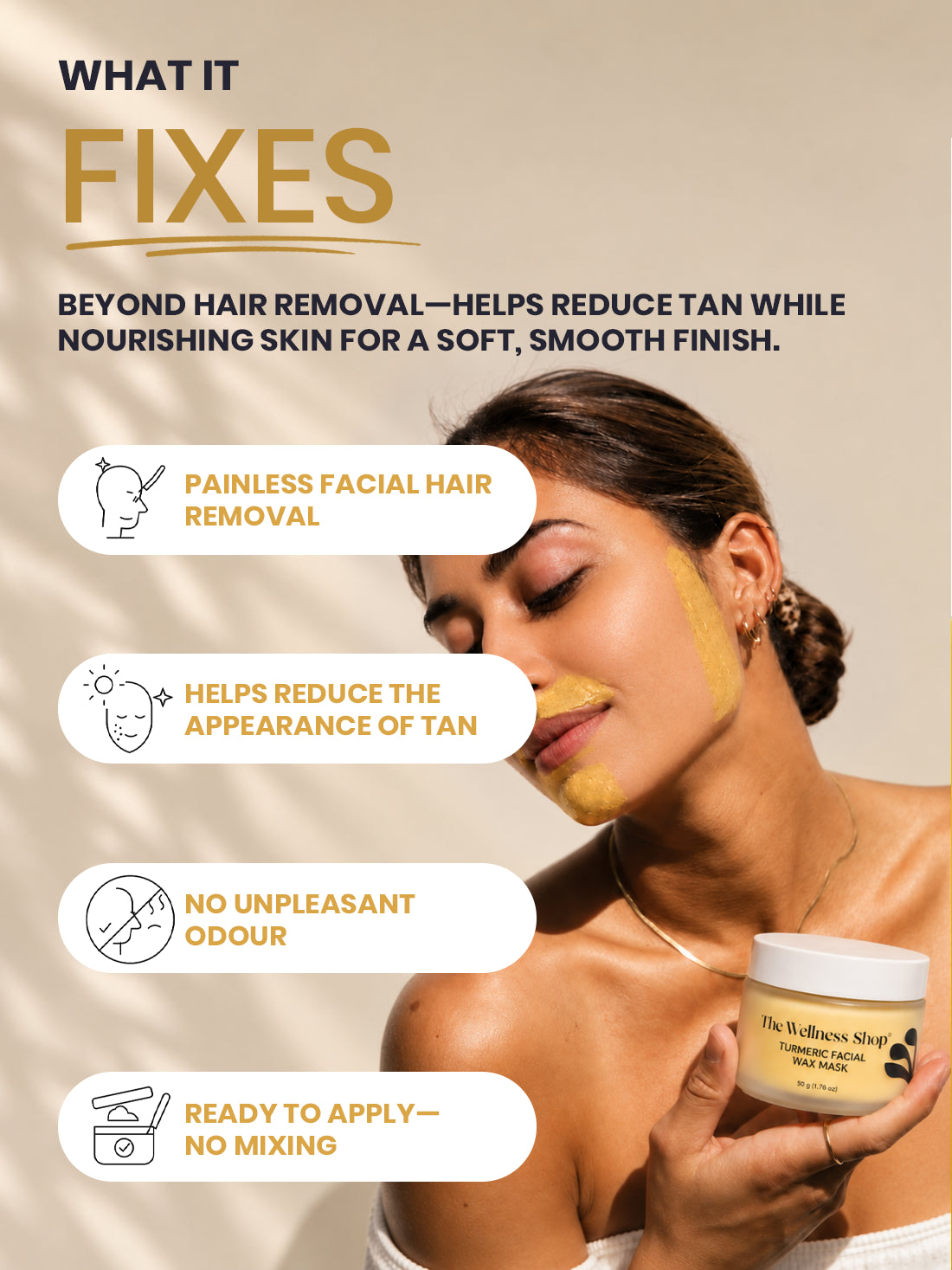 Turmeric Facial Wax Mask