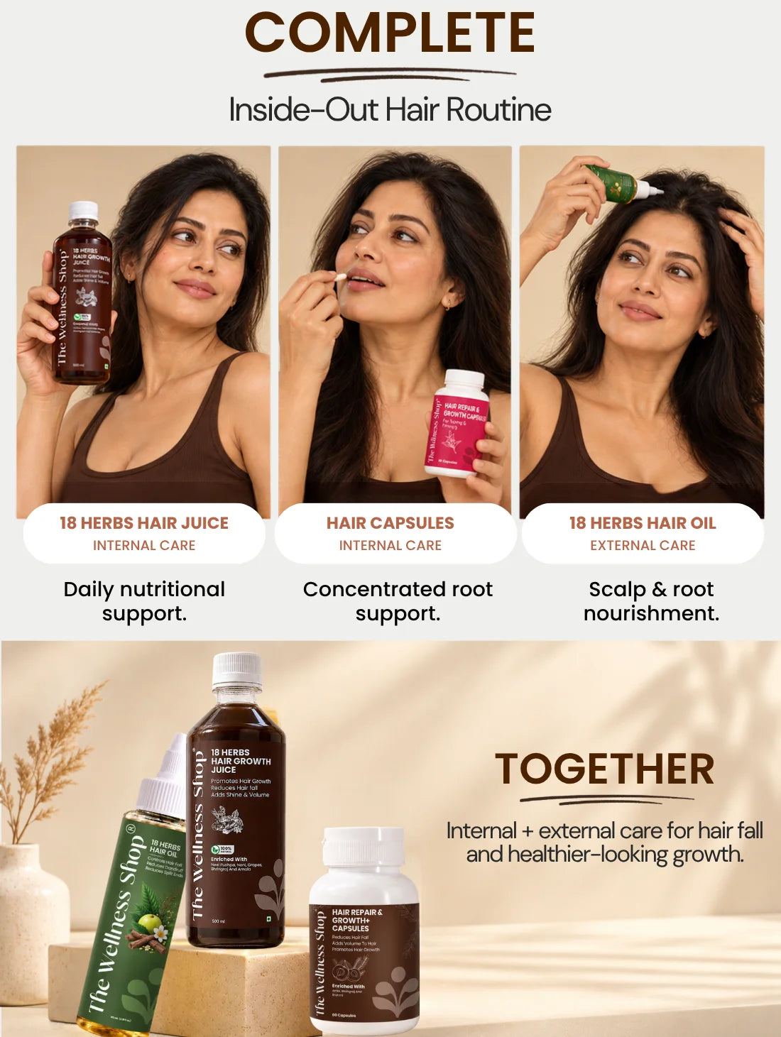 18 Herbs Complete Hair Regrowth