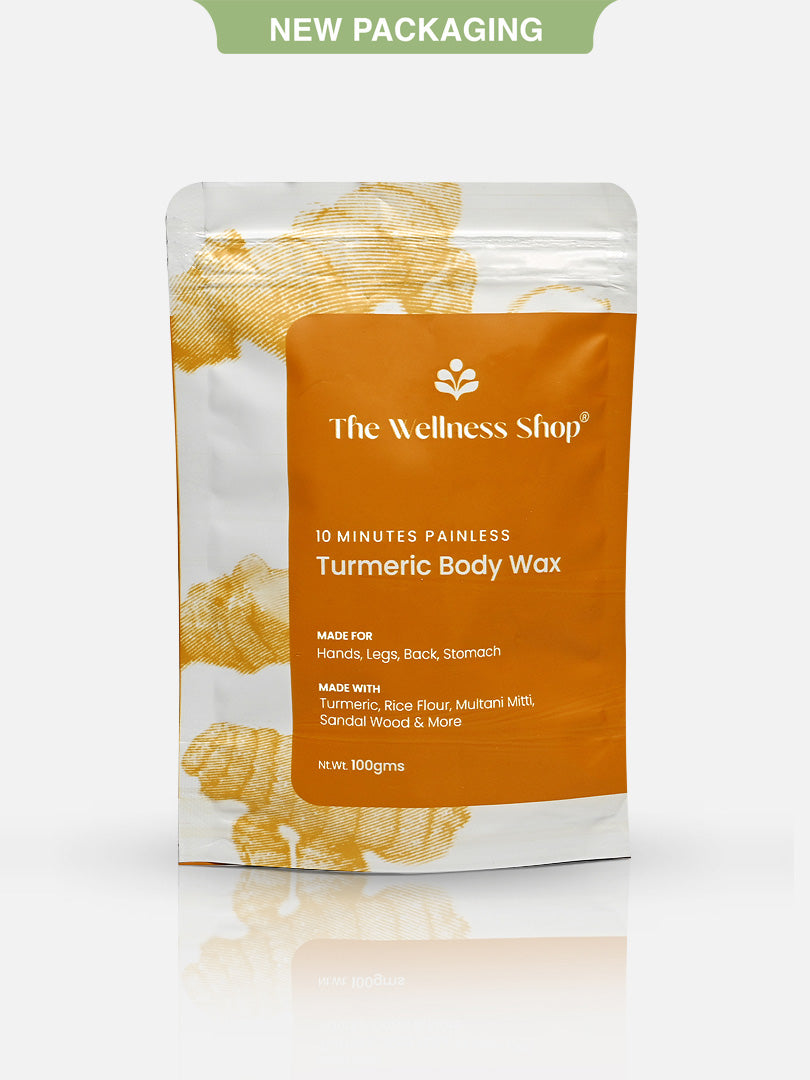 TURMERIC FULL BODY WAX - 10 MINUTE PAINLESS HERBAL WAX POWDER