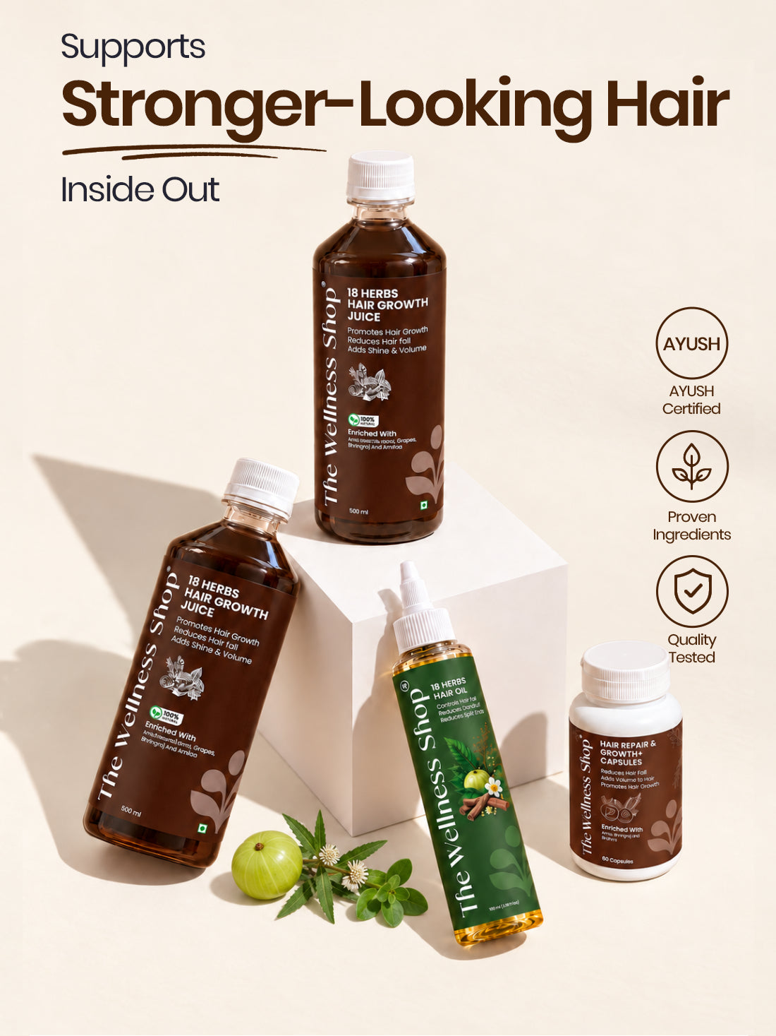 18 Herbs Complete Hair Regrowth