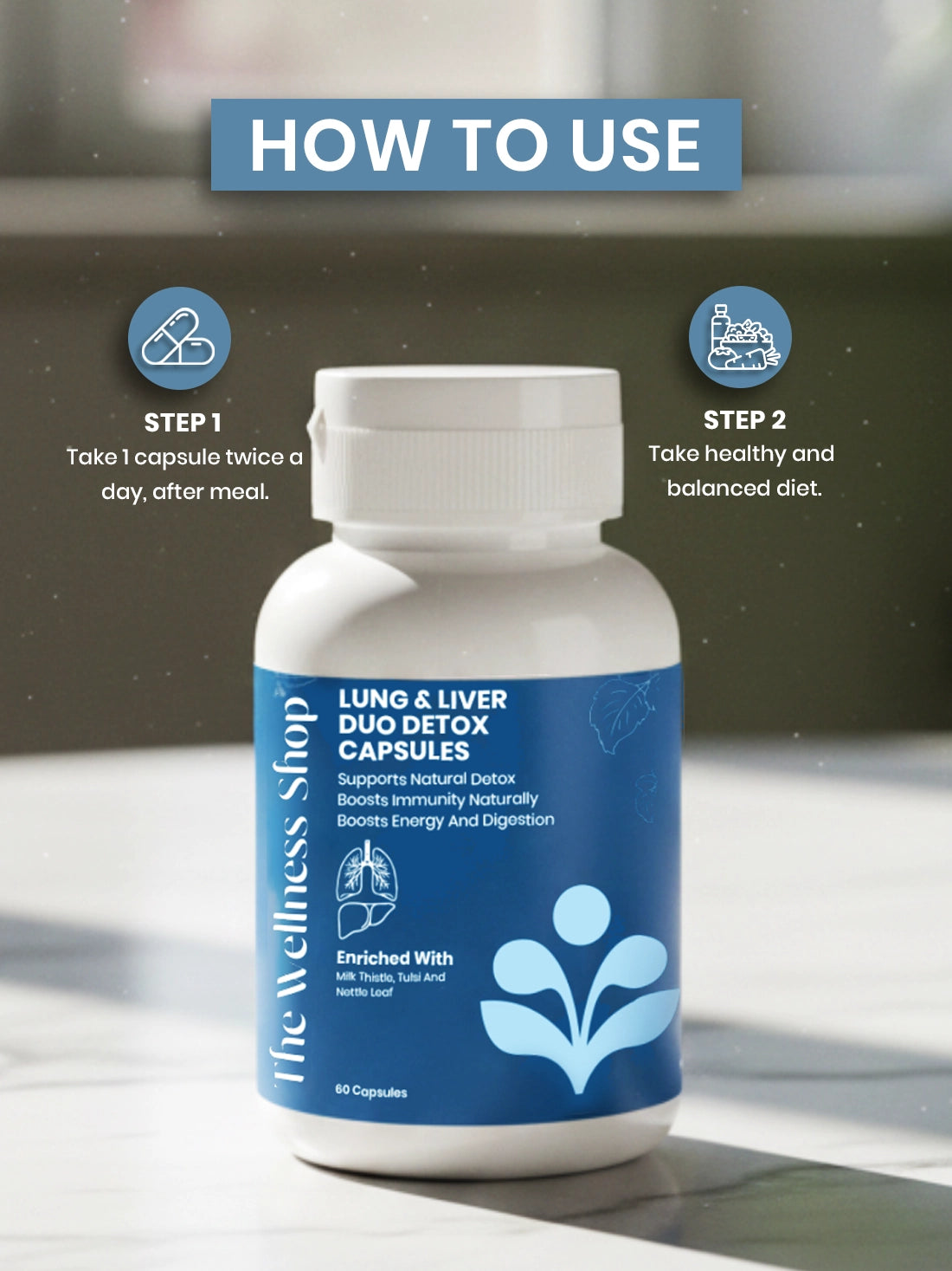 Lungs and Liver Duo Detox Capsules