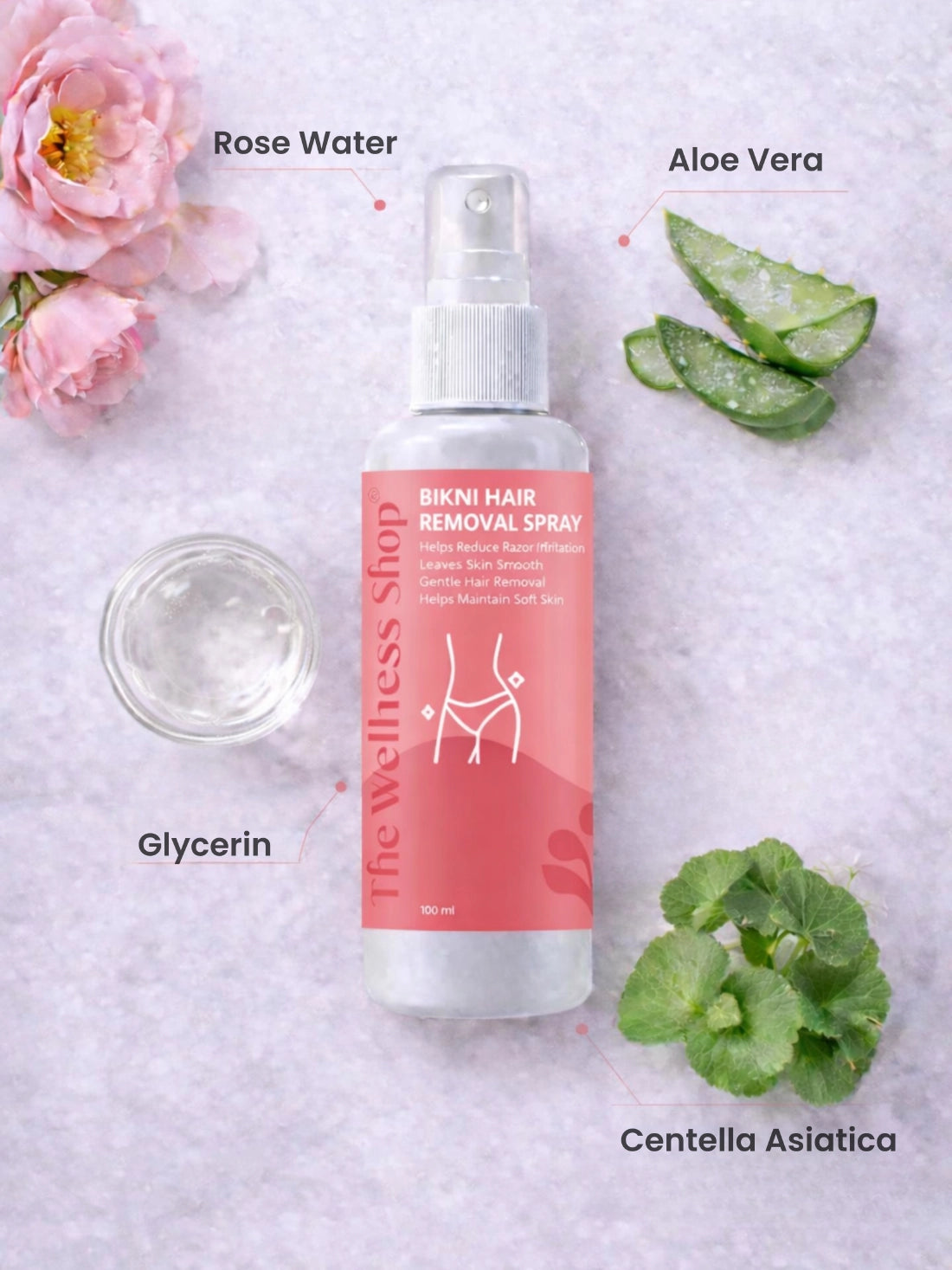 Bikini Hair Removal Spray