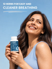Lungs & Liver Detox Capsules - 12-Herb Ayurvedic Formula for Cleaner Breathing & Lighter Living