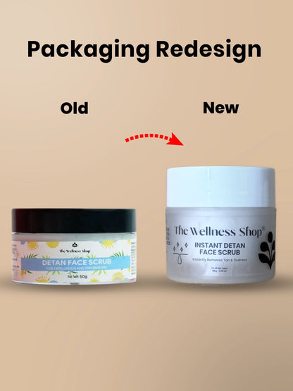 Detan Face Scrub For Exfoliation And Tan Removal