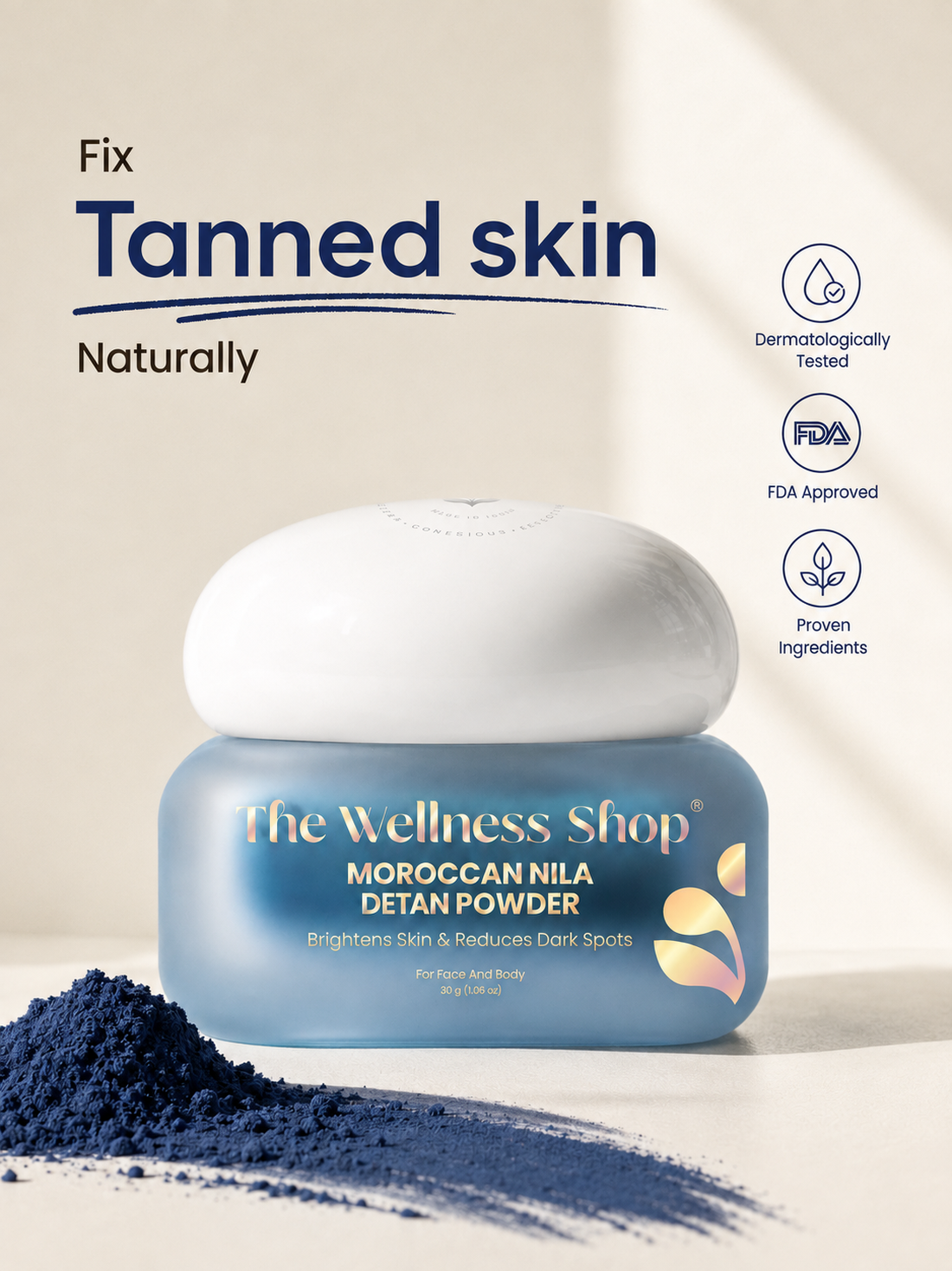 Moroccan Nila Detan Powder