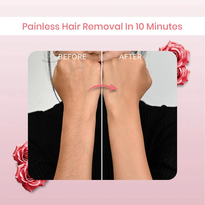ROSE HAIR REMOVAL POWDER - 10 MINUTE FULL BODY WAX