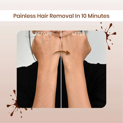 CHOCOLATE HAIR REMOVAL POWDER - 10 MINUTE FULL BODY WAX