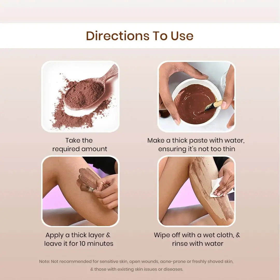 CHOCOLATE HAIR REMOVAL POWDER - 10 MINUTE FULL BODY WAX