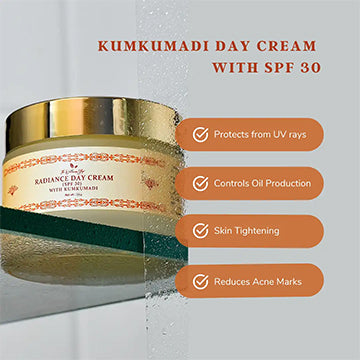 KUMKUMADI DAY CREAM WITH SPF 30 - SAFFRON RADIANCE DAY CREAM