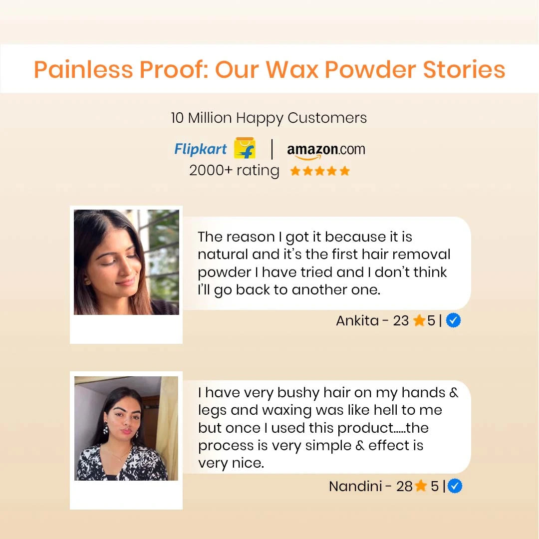 TURMERIC FULL BODY WAX - 10 MINUTE PAINLESS HERBAL WAX POWDER