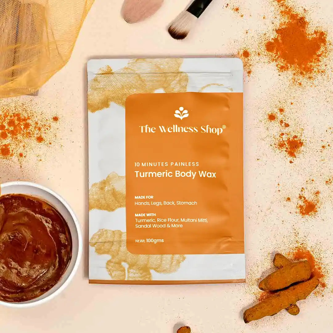 TURMERIC FULL BODY WAX - 10 MINUTE PAINLESS HERBAL WAX POWDER