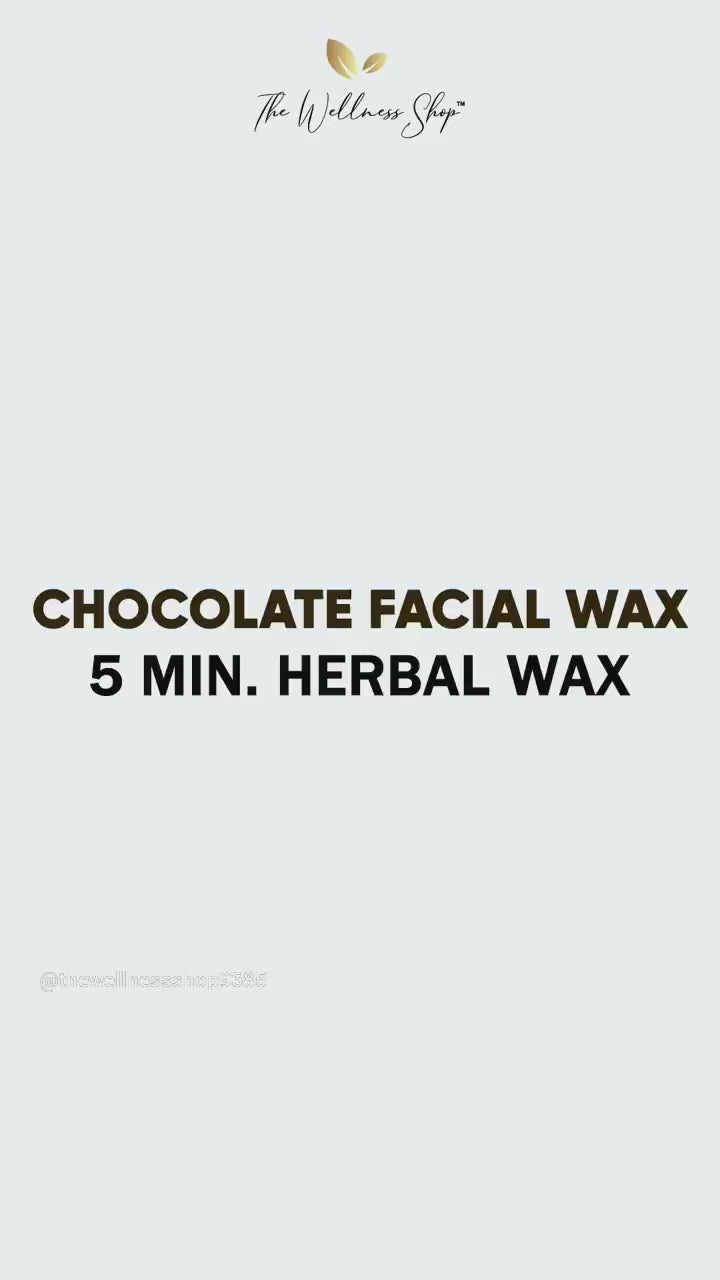 CHOCOLATE FACIAL WAX POWDER - 5 MINUTE PAINLESS HERBAL WAX POWDER