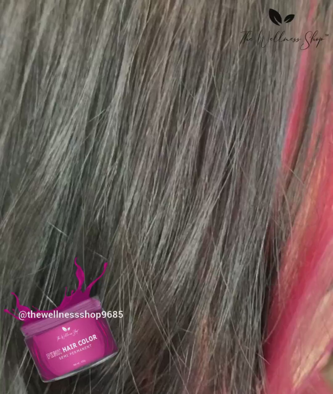 CANDY PINK SEMI PERMANENT HAIR COLOUR + BLEACHING KIT (VEGAN, NO AMMONIA, NO PARABEN)