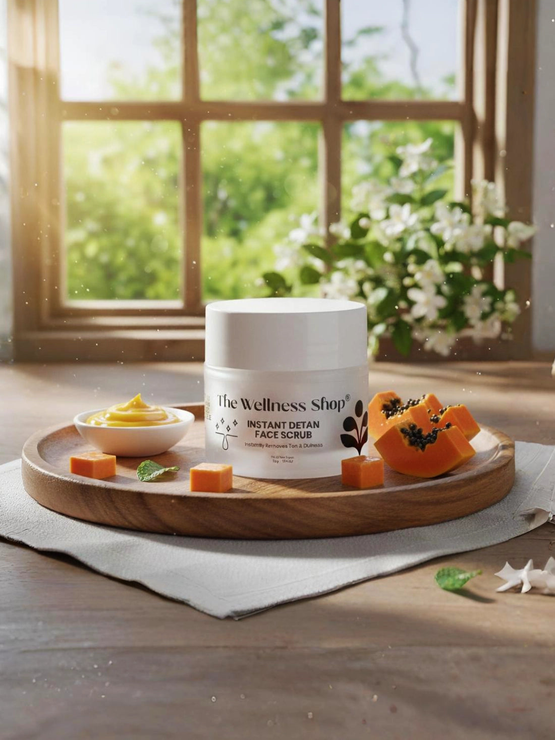 Detan Face Scrub For Exfoliation And Tan Removal